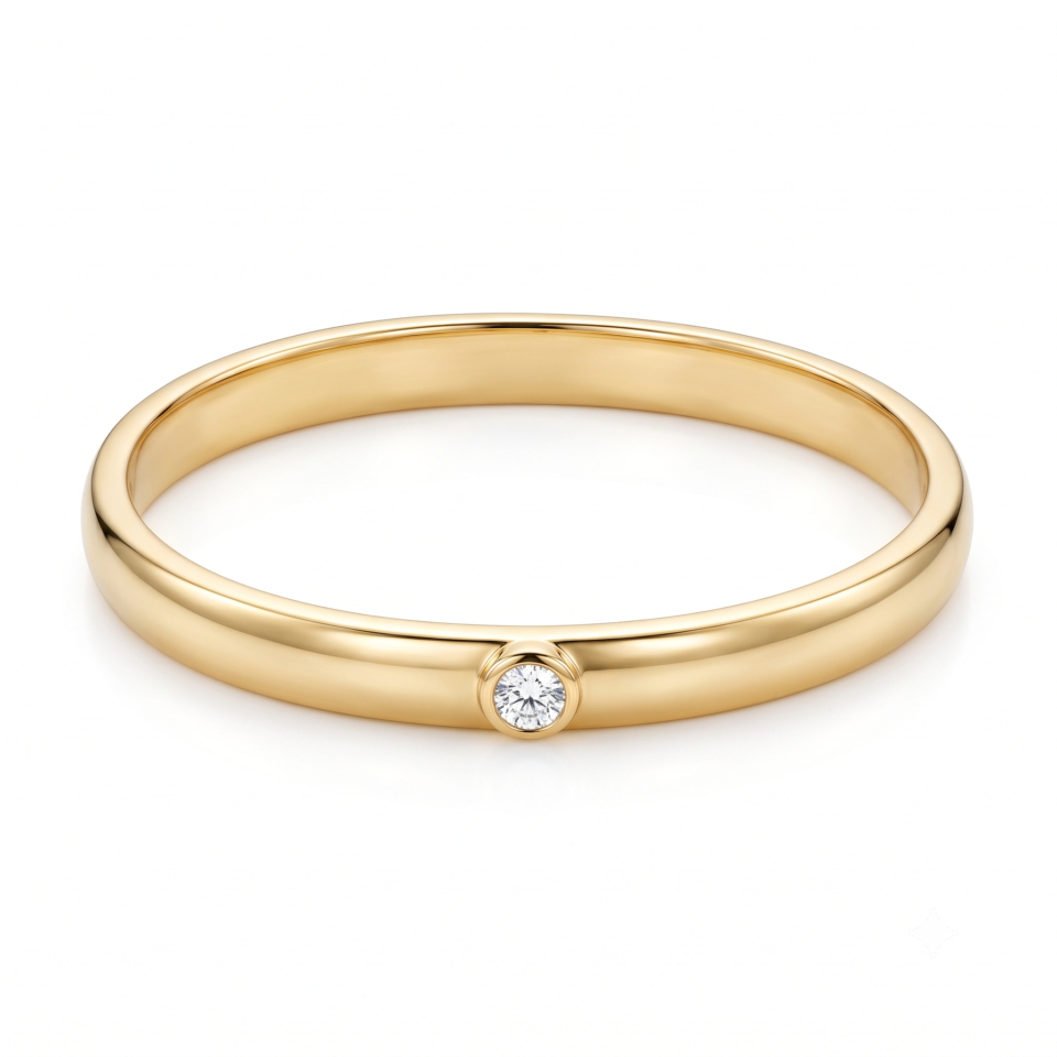 Bangle Bracelet, Diamond Accent
