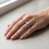 . Classic Round Solitaire Engagement Ring (RNG-RND-001)-3