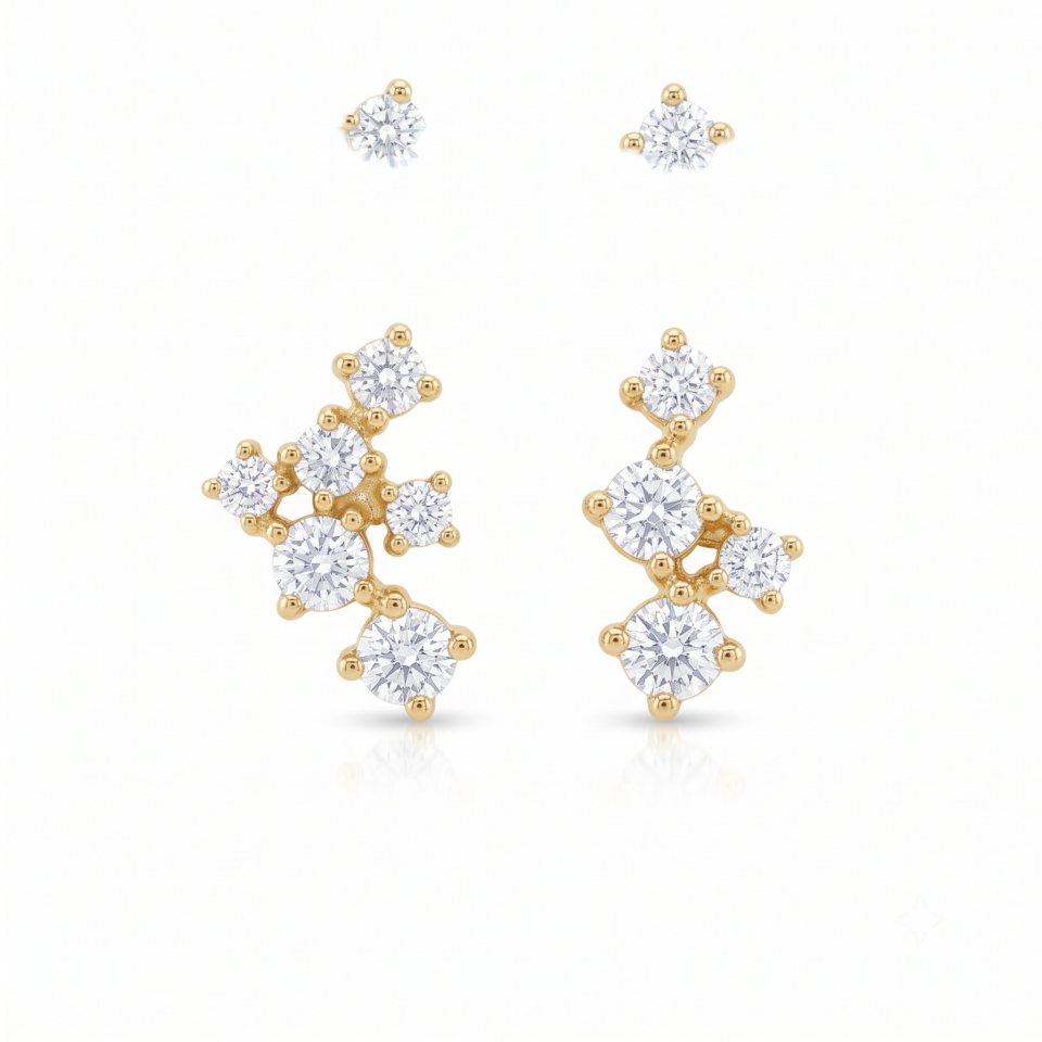 Constellation Stud Earrings