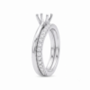 Curved Wedding Band, Diamond Pave (RNG-WED-022)-2