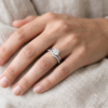 Curved Wedding Band, Diamond Pave (RNG-WED-022)-3
