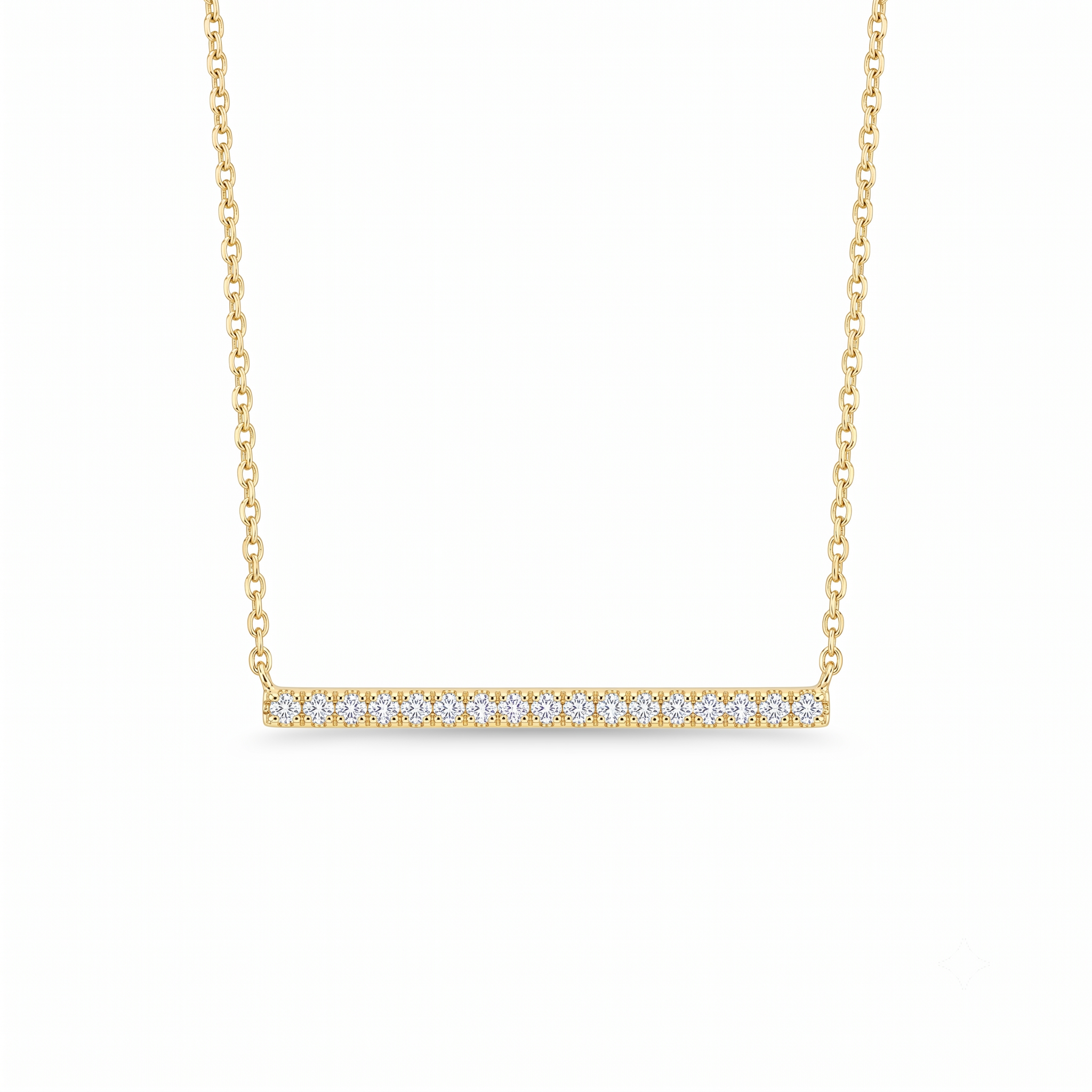 Diamond Bar Necklace (NCK-BAR-034)-1