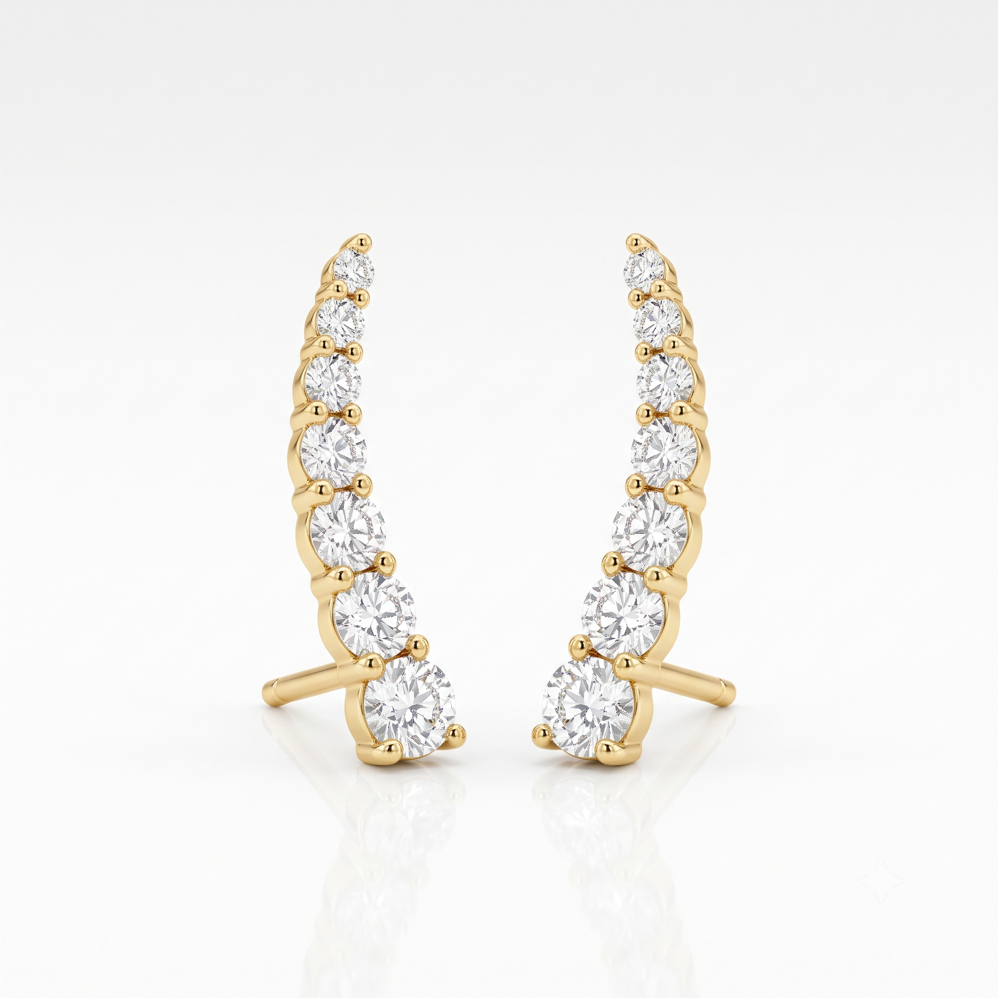 Diamond Ear Climbers (ERG-CLM-037)-1