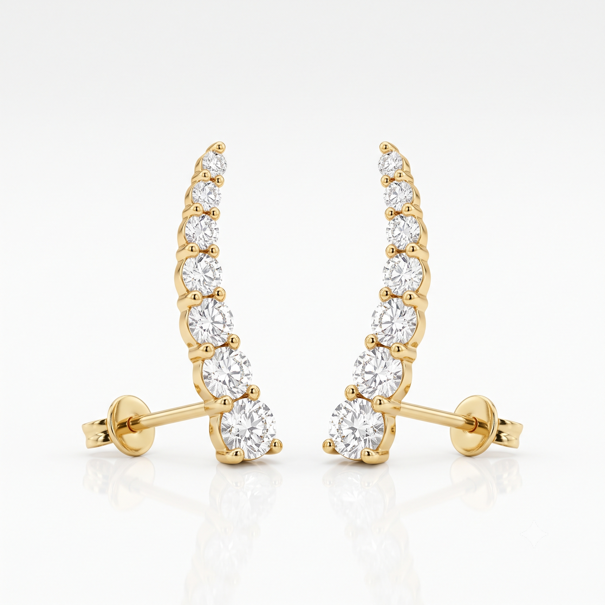 Diamond Ear Climbers (ERG-CLM-037)-2