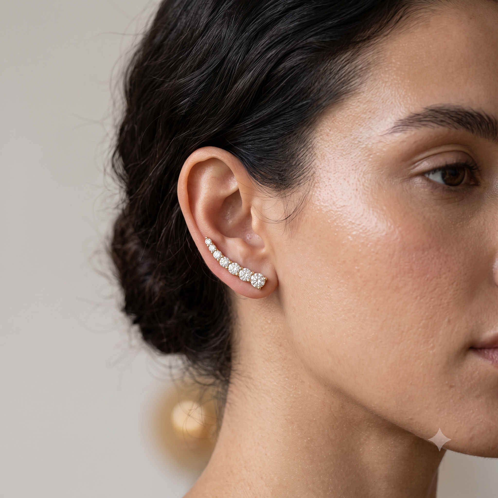 Diamond Ear Climbers (ERG-CLM-037)-3