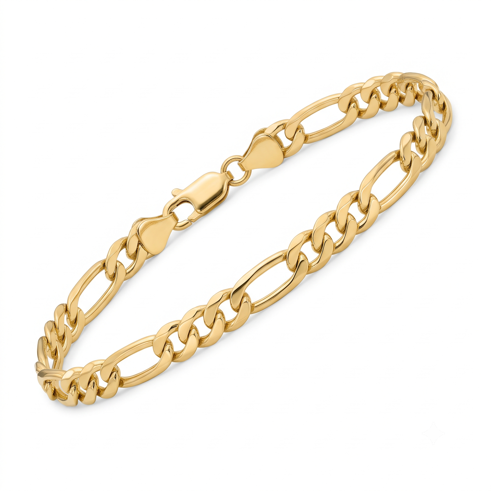 Figaro Chain Bracelet (BRC-FIG-033)-2