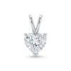 Heart-Cut Solitaire Diamond Pendant-1