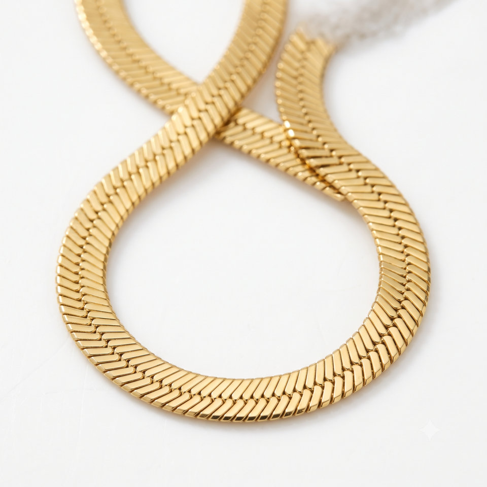Herringbone Chain Necklace