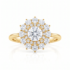 Lab-Grown Diamond Cluster Ring (RNG-CLU-025)-1