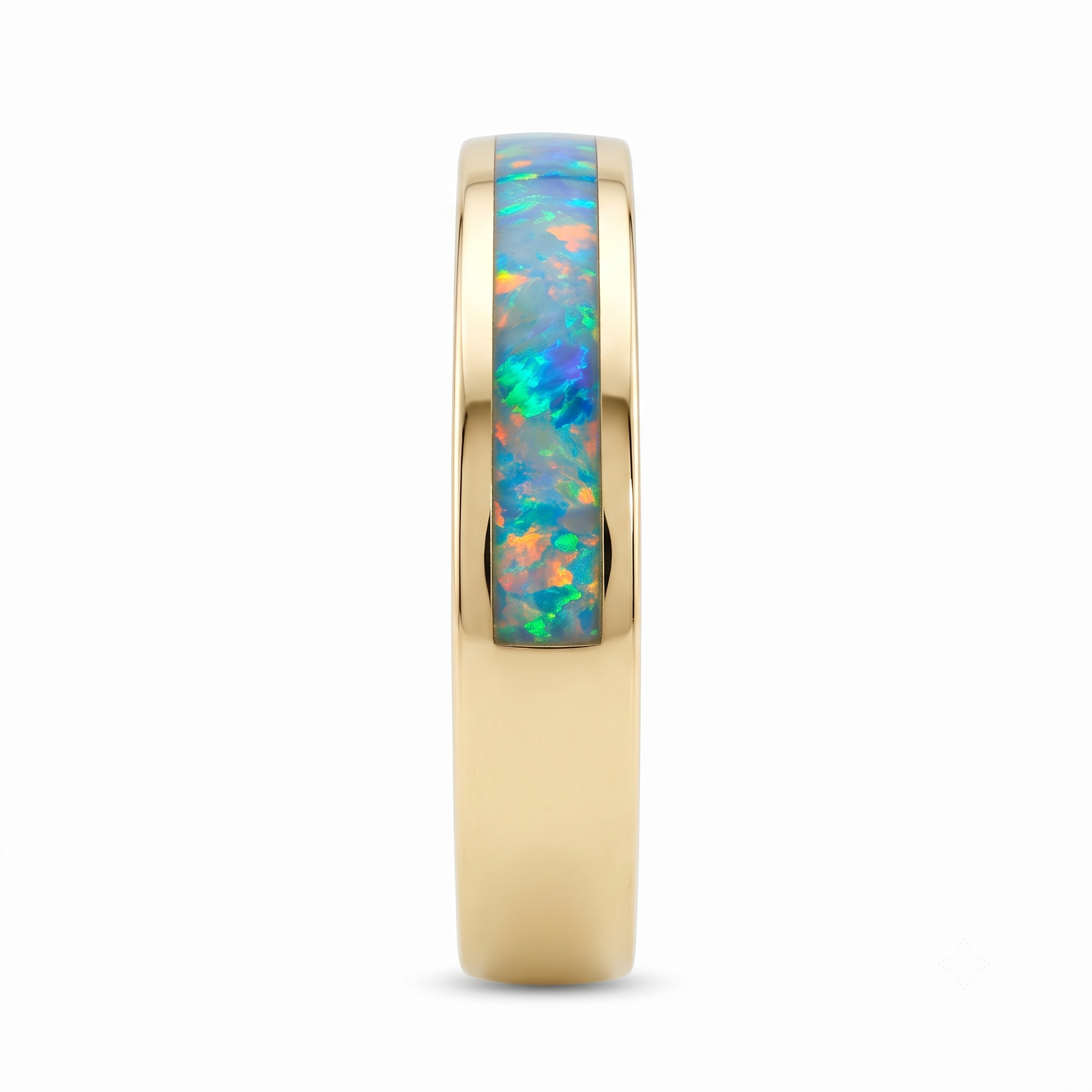 Opal Inlay Band Ring (RNG-OPL-031)-2