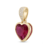 Ruby Heart Pendant (PND-RBY-028)-2
