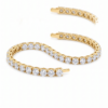 Tennis Bracelet, Round Diamonds (BRC-TNS-015)-1